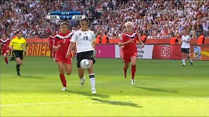 Женски футбол- Германия- Канада 2:1, световно първенство 2011