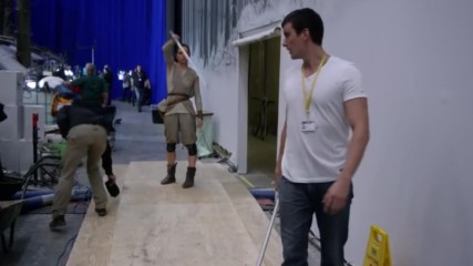 The Force Awakens Behind The Scenes - Making of The Snow Fight Part 2