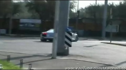 Silver Audi R8 Accelerate 