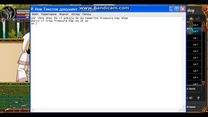 =aqw=treasure Map Shop