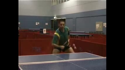 Table Tennis Backhand Topspin 