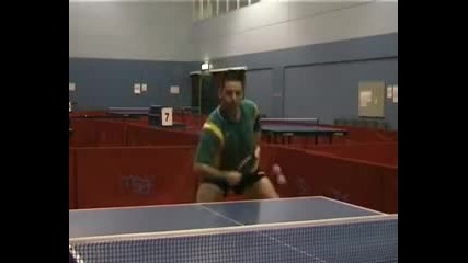 Table Tennis Backhand Topspin