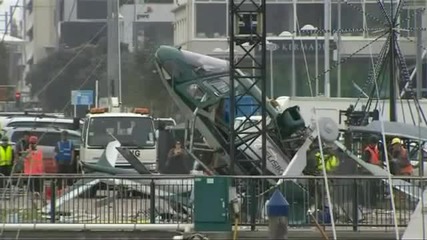 Пълен видеозапис на катастрофата на хеликоптер в Нова Зеландия