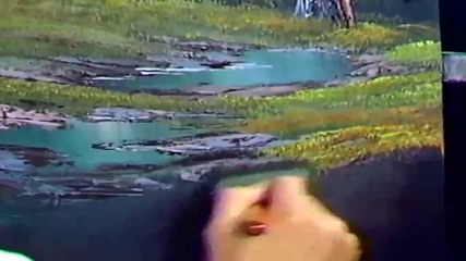 S06 Радостта на живописта с Bob Ross E05 - уединена гора ღобучение в рисуване, живописღ