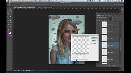 Фентъзи-колаж с Photoshop-cinema 4d