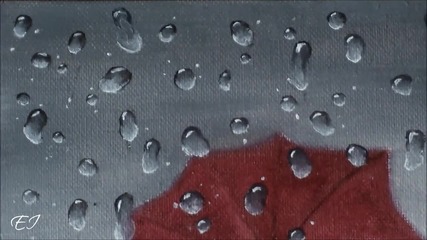 Рисуване на дъждовни капки