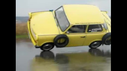 Trabant On Two Wheels -- Трабант на 2 колела