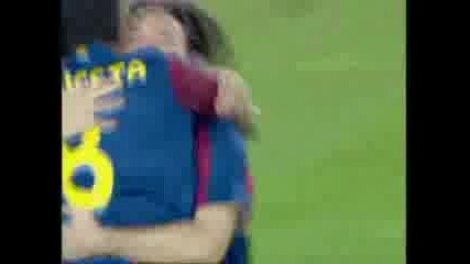 Барселона - Лион 3:0 (гол На Меси)
