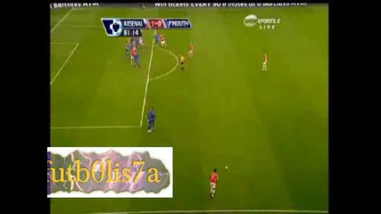 Арсенал 1:0 Портсмут Уилям Галас Гол 28.12