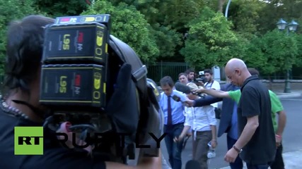 Greece: Dragaskis and Pappas leave Maximos Mansion ahead of Eurogroup talks