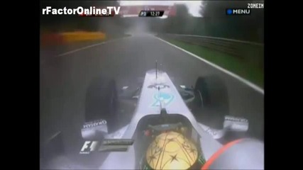 Formula 1 | Belgium Gp Spa | 2011 | Michael Schumacher Onboard Lap Fp3 Wet