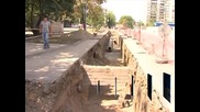 Багер скъса газопровод в Пловдив, няма опасност за хората