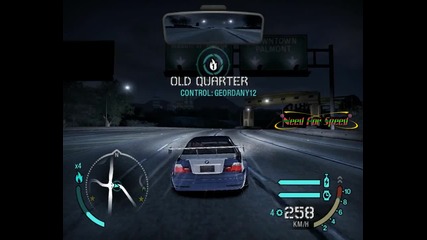 Need For Speed Carbon - Bmw M3 Top Speed 