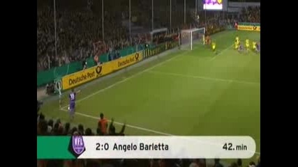 27.10.2009 Оснабрюк - Борусия Дортмунд 3 - 2 Купа на Германия 