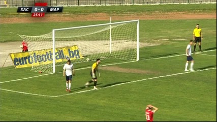 Първо полувреме на Хасково - Марек 0:0