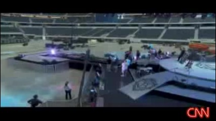 Larry King Live Exclusive Official Look of the Jonas Brothers World Tour Stage 