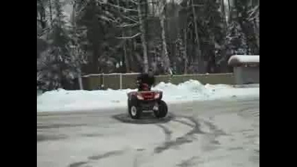 Bmw Drift In Snow