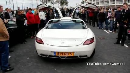 Mercedes - Benz Sls Amg Hard revving + brutal accelerating 