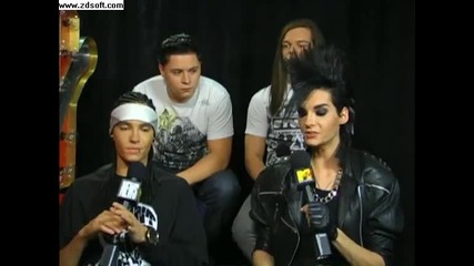 About Humanoid? Tokio Hotel Interview in Nyc 10.20.09 Part 1 Mtv 