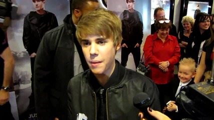 Justin Bieber In Toronto For Premiere Of Never Say Never Interview 