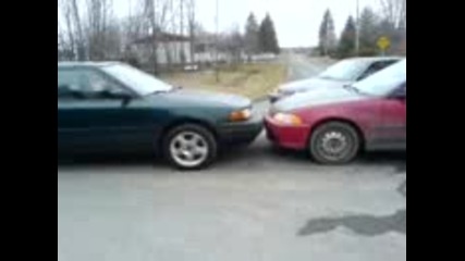 323 vs civic burnout