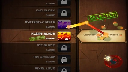Fruit Ninja (забързан Gameplay)