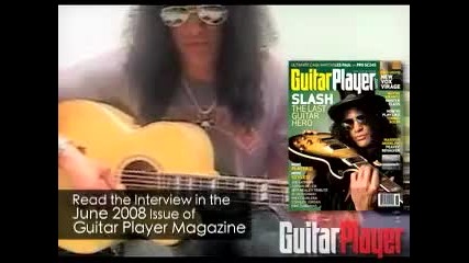 Slash Plays Paradise City on Acoustic 