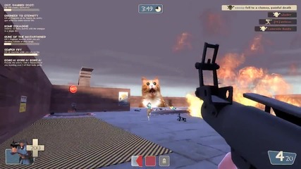 Team Fortress 2 - Откачена котка с смъртоносен лазер