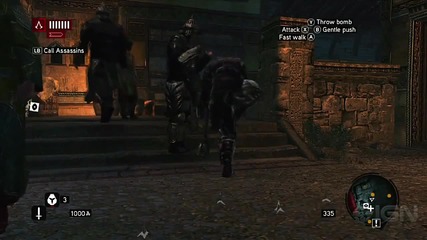 Assassins Creed Revelations - Caltrop Bombs Gameplay