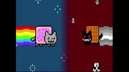 Nyan Cat Vs Tac Nayn - The Ultimate Battle!