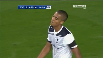 Toтнъм 1 – 4 Арсенал [карлинг Къп ] Гол на Аршавин 21.09.2010