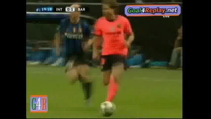 Inter - Barcelona 0 - 1 (3 - 1, 20 4 2010) 