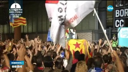 В Каталуния печелят партиите, подкрепящи независимостта