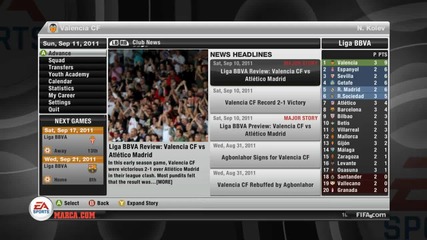 Fifa 12 Valencia Manager mode - ep.3