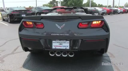 2014 Chevrolet Corvette Stingray Z51 Convertible Start Up, Exhaust, and In Depth Review