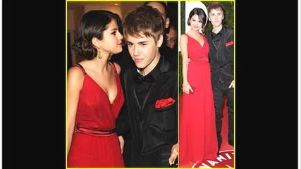 Selena and Justin at Vanity Fair Oscar Party