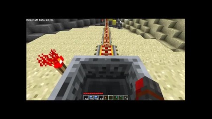 Minecraft - Влакче с експлозия !