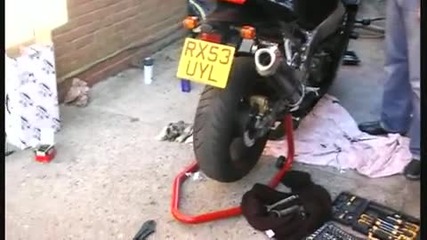 636 Kawasaki zx6r exhaust no exhaust