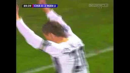 Чарлтън 0 - 3 Манчестър Юнайтед гол на Солскеяр