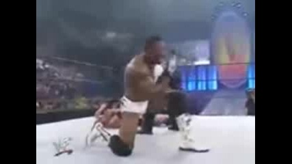 Wwf Unforgiven 2001 - Shane Mcmahon & Booker T vs The Rock ( For Wcw Title )