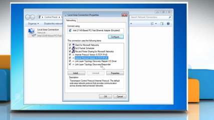 Windows® 7: How to assign a static Ip address on Windows® 7-based Pc?