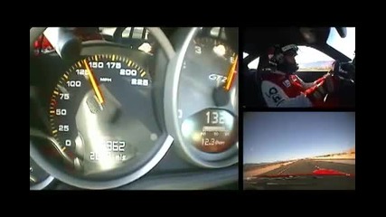 Gt2 Flat Out! - 2008 Porsche Gt2 Top Speed Run 