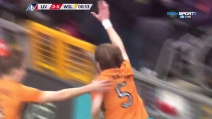 Ливърпул - Уулвърхемптън 0:2 /първо полувреме/