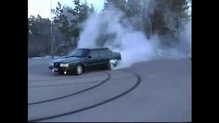 Volvo 440 Burnout 