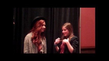 My little sister Cassie finally meets her idol & hero Demi Lovato in Chicago