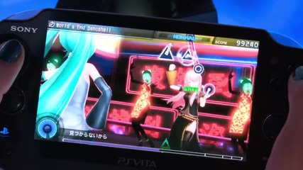 E3 2012: Hatsune Miku: Project Diva - Vita Gameplay