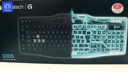 Ревю на гейминг клавиатура Logitech G105
