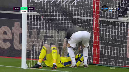 Саутхямптън - Манчестър Юнайтед 2:0 /първо полувреме/