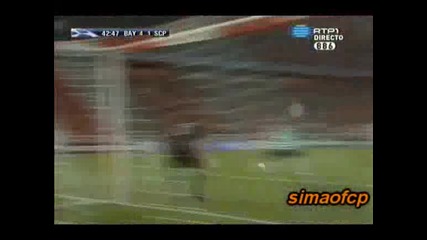 Байерн Мюнхен - Спортинг 7:1 Гол На Бащиян Швайнщайгер