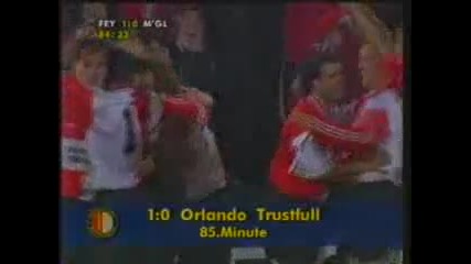 1996 Feyenoord Holland 1 Borussia M'gladbach Germany 0